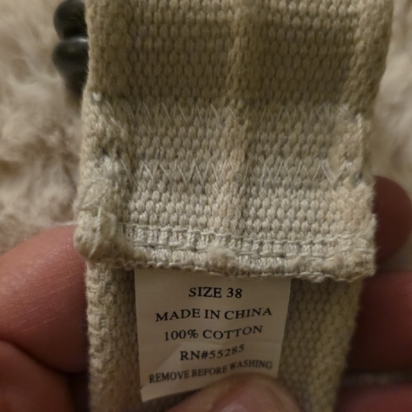 EUC Two Men's Dual-Tone Canvas Belt-Size 38 - Picture 4 of 4